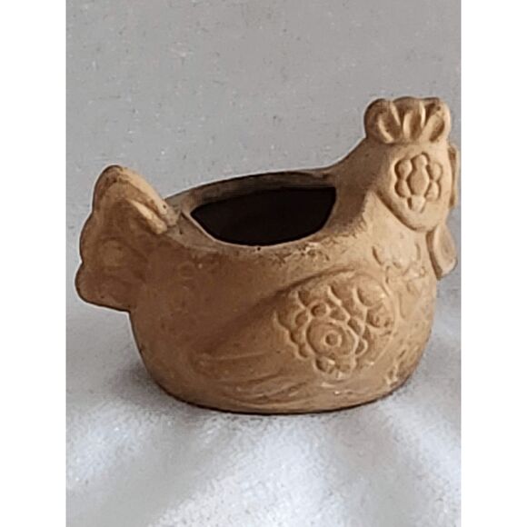 RoosterPlanter Other - Vintage Terracotta Pottery Country Farmhouse Chicken Hen Flower Planter Pot
